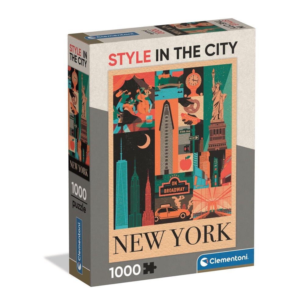 Puzzle Style In The City New York 1000pzs CLEMENTONI