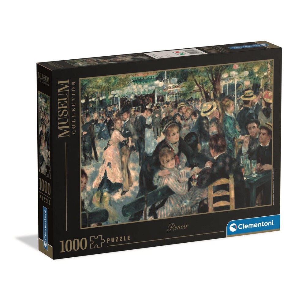 Puzzle Renoir-Bal Du Moulin De La G.M Museum 1000pzs CLEMENTONI