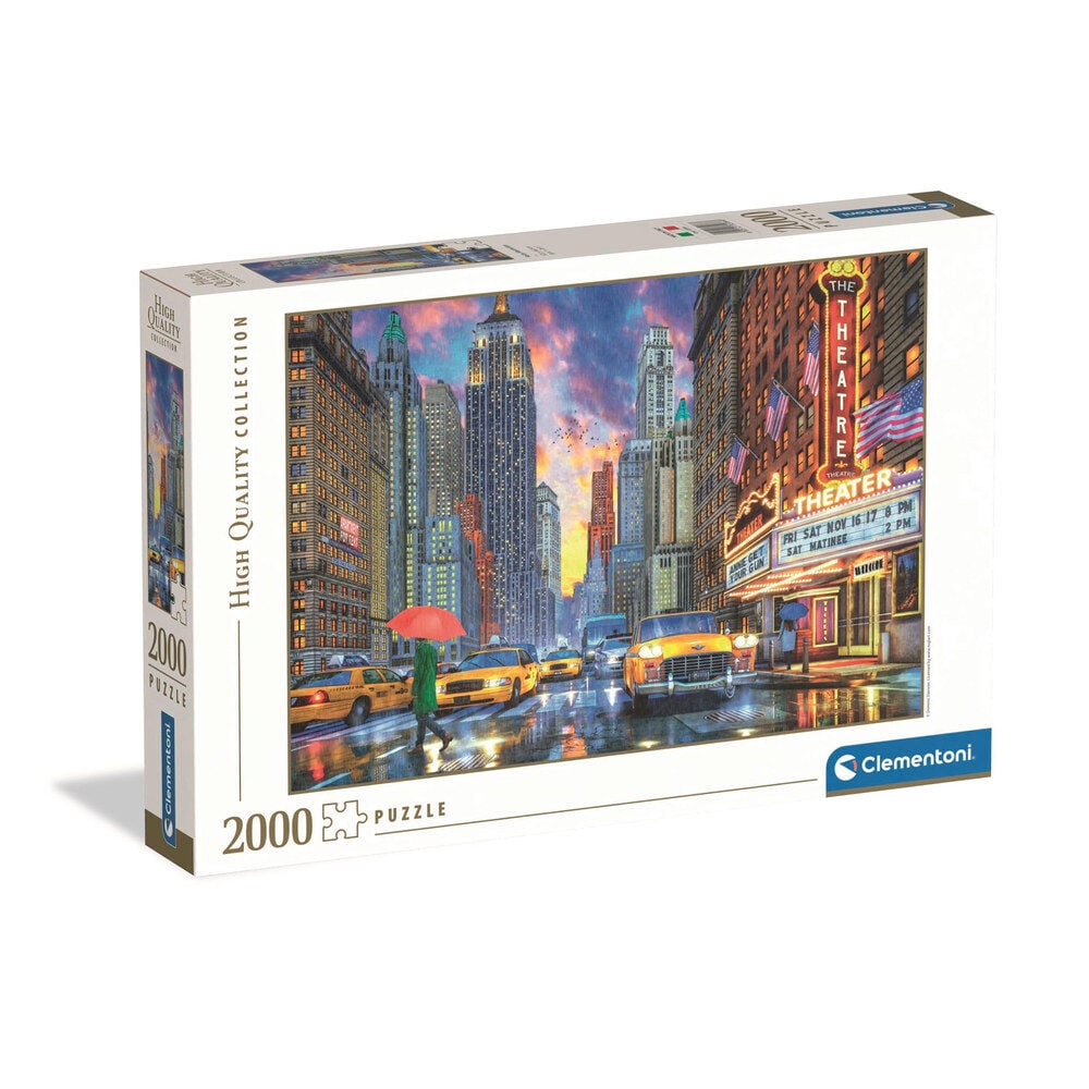 Puzzle Rainy Manhattan 2000pzs CLEMENTONI