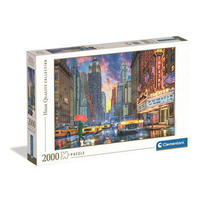 Puzzle Rainy Manhattan 2000pzs CLEMENTONI