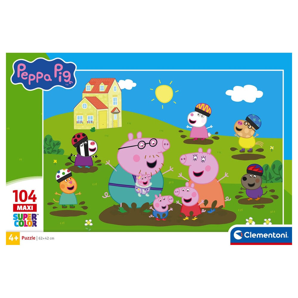 Puzzle  maxi Peppa Pig 104pzs CLEMENTONI
