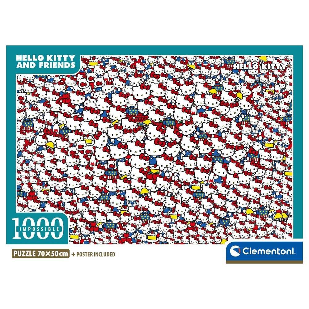 Puzzle imposible Hello Kitty 1000pzs CLEMENTONI