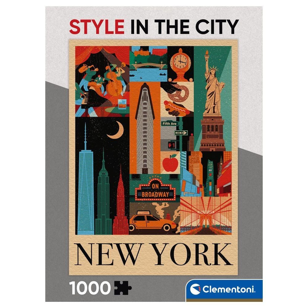 Puzzle Style In The City New York 1000pzs CLEMENTONI