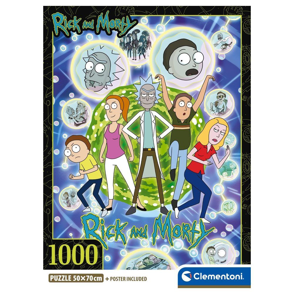 Puzzle Rick and Morty 1 1000pzs CLEMENTONI