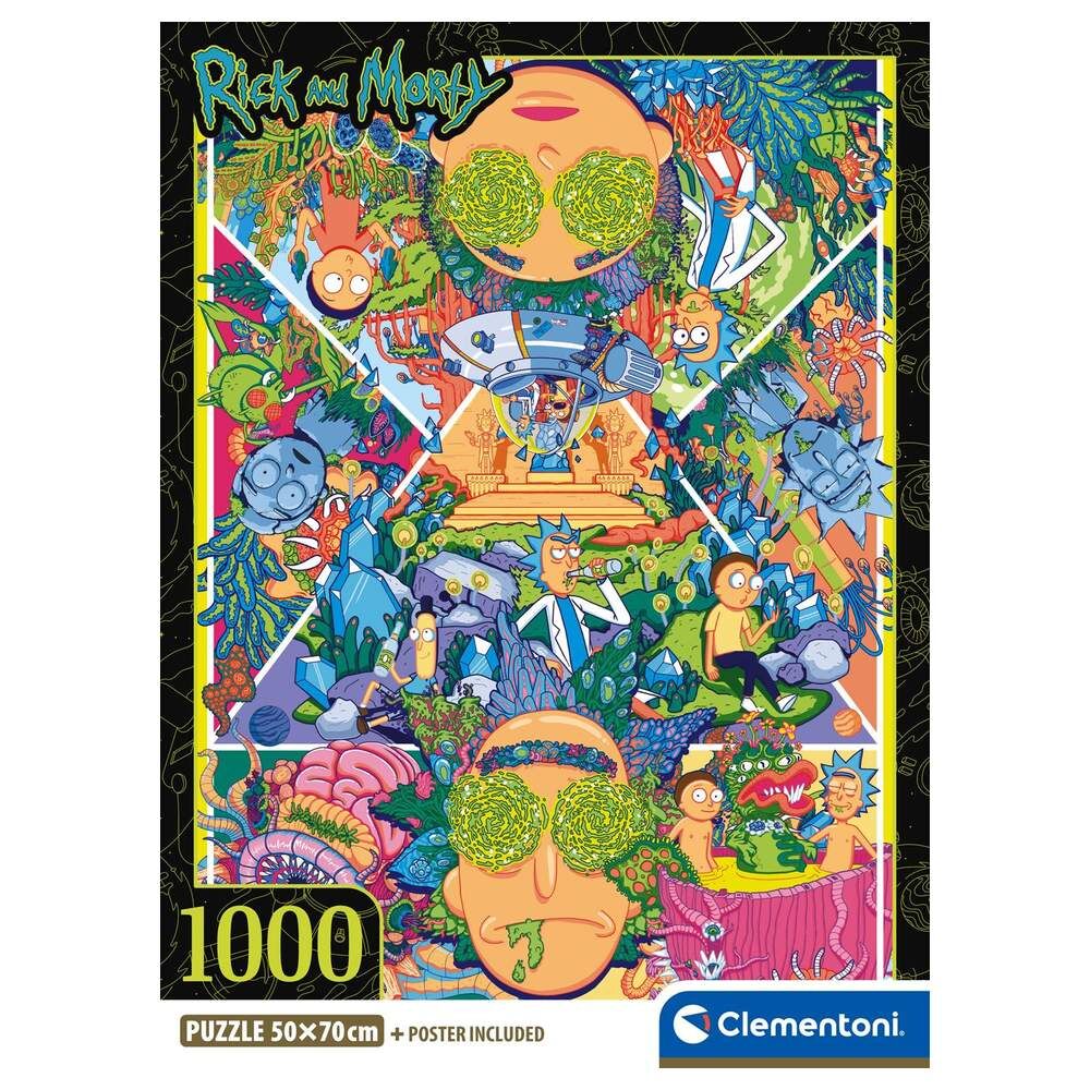 Puzzle Rick and Morty 2 1000pzs CLEMENTONI