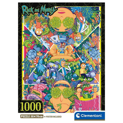 Puzzle Rick and Morty 2 1000pzs CLEMENTONI