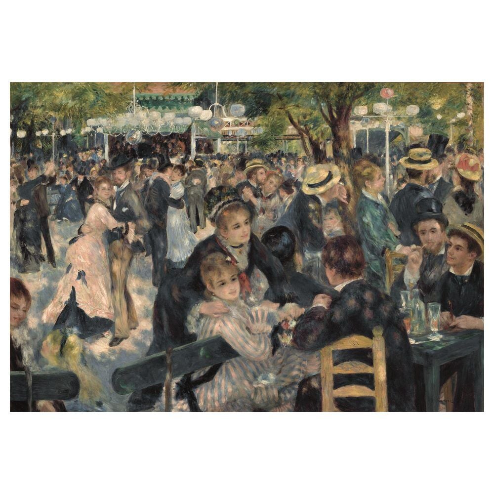 Puzzle Renoir-Bal Du Moulin De La G.M Museum 1000pzs CLEMENTONI