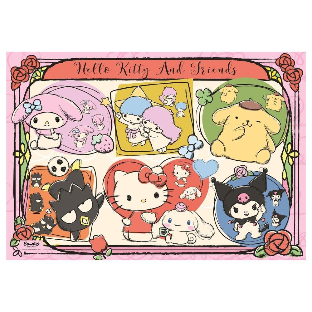 Puzzle Hello Kitty 2 1000pzs CLEMENTONI