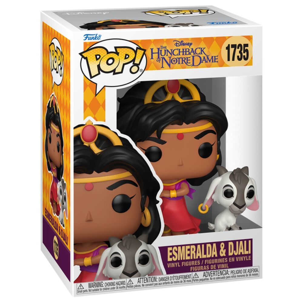 Figura POP Disney El Jorobado de Notre Dame Esmeralda & Djali FUNKO
