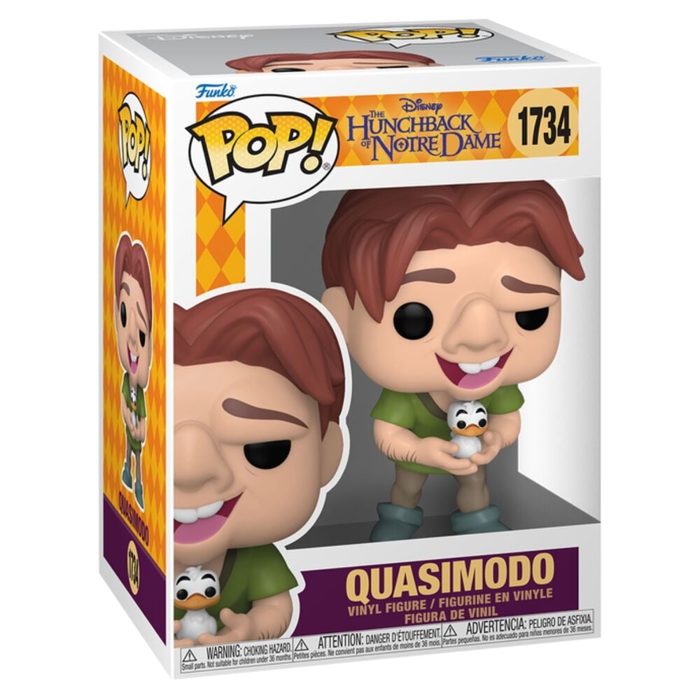 Figura POP Disney El Jorobado de Notre Dame Quasimodo with Bird FUNKO