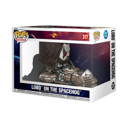 Figura POP Ride DC Comics Supergirl Lobo on the Spacehog FUNKO