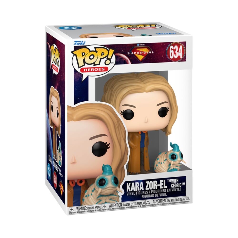 Figura POP DC Comics Supergirl Kara Zor-El With Cedric FUNKO