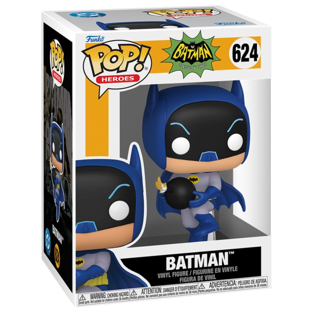 Figura POP DC Comics Batman 66 Serie 2 Batman with Bomb FUNKO