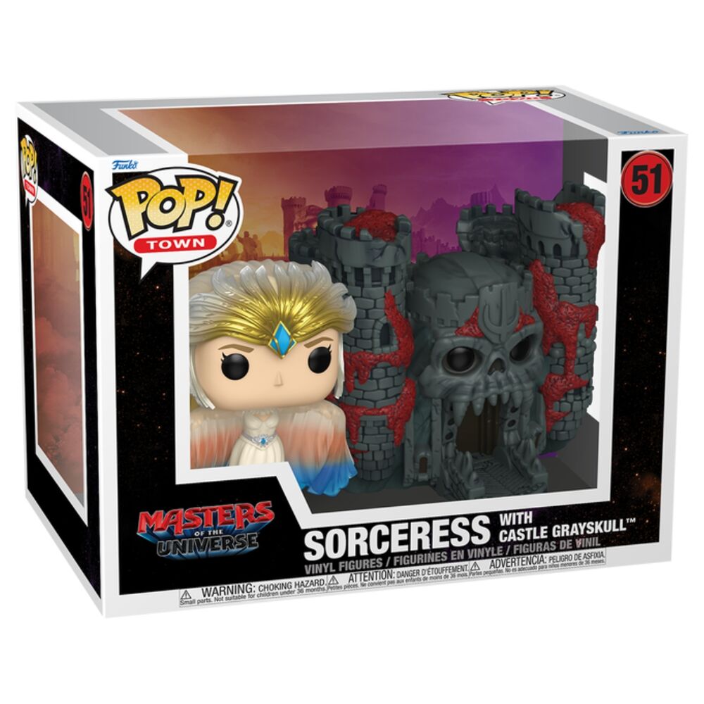 Figura POP Town Masters of the Universe Sorceress with Castle Grayskull Live Action FUNKO