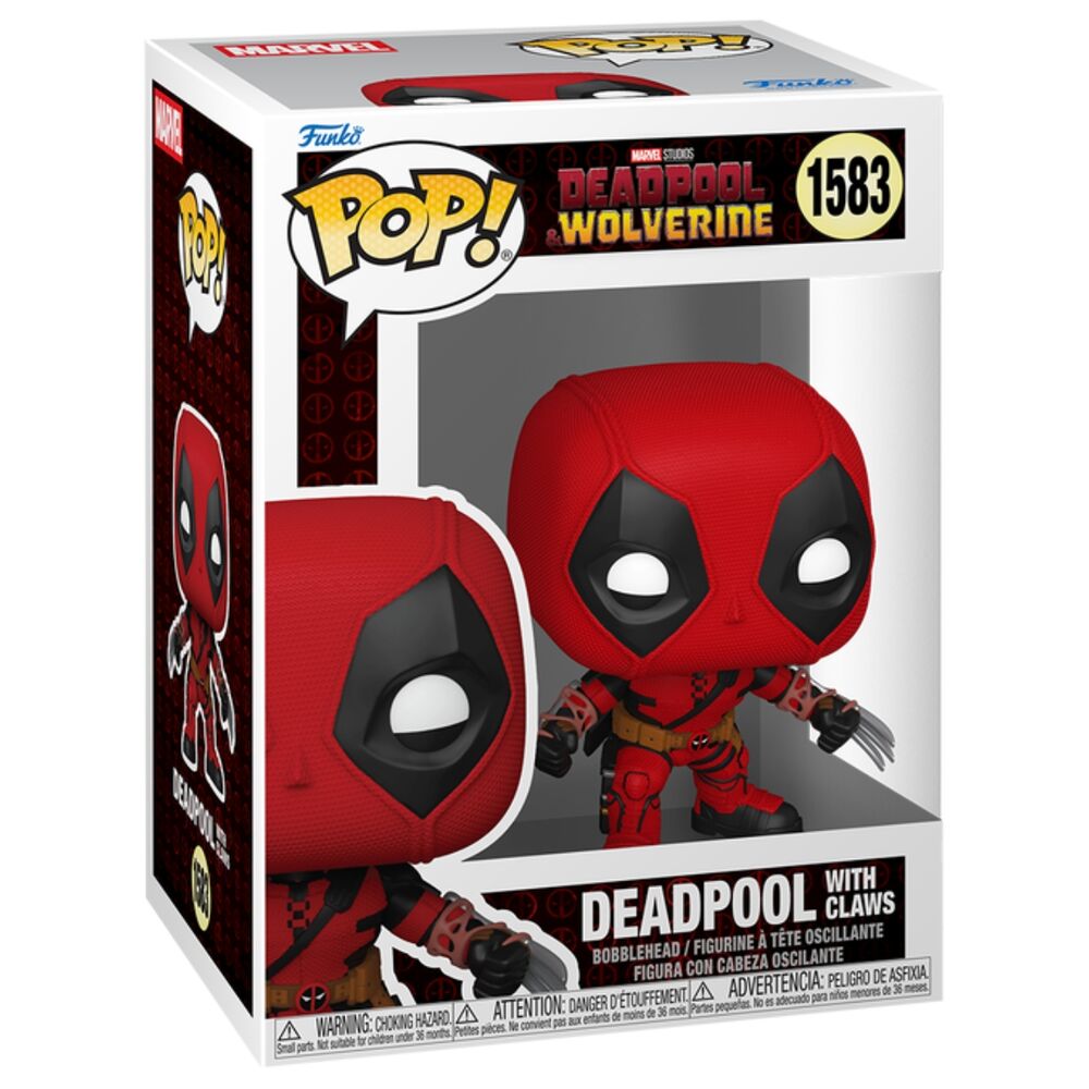 Figura POP Marvel Deadpool 3 Deadpool with Claws FUNKO
