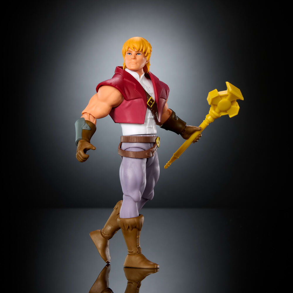 Figura Prince Adam Cartoon Collection Origins Master of the Universe 14cm MATTEL