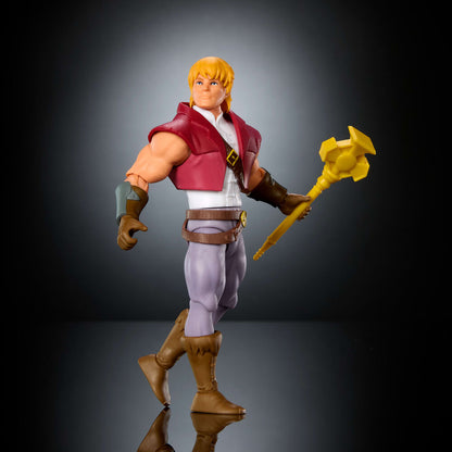 Figura Prince Adam Cartoon Collection Origins Master of the Universe 14cm MATTEL