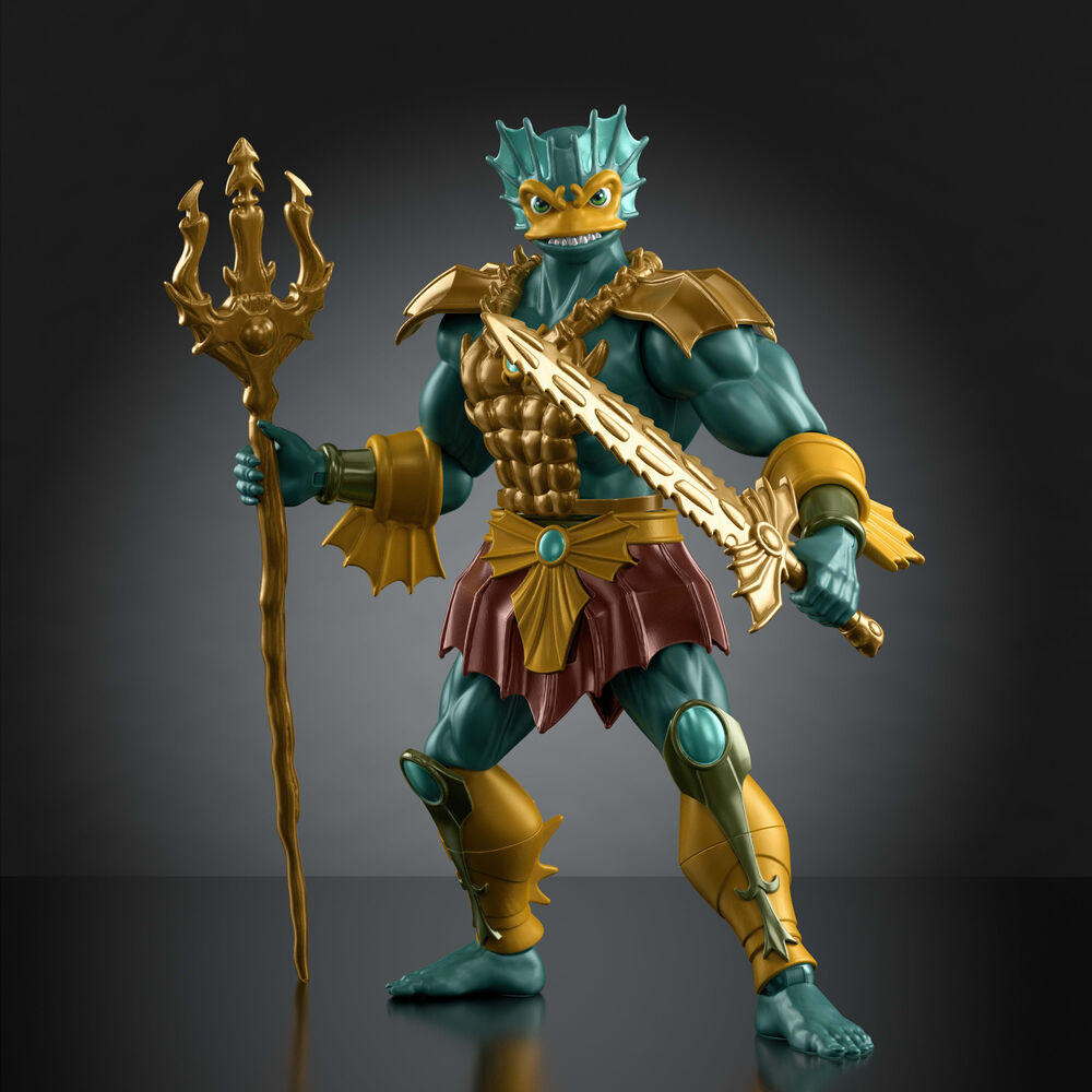 Figura Mer-Man Cartoon Collection Origins Master of the Universe 14cm MATTEL