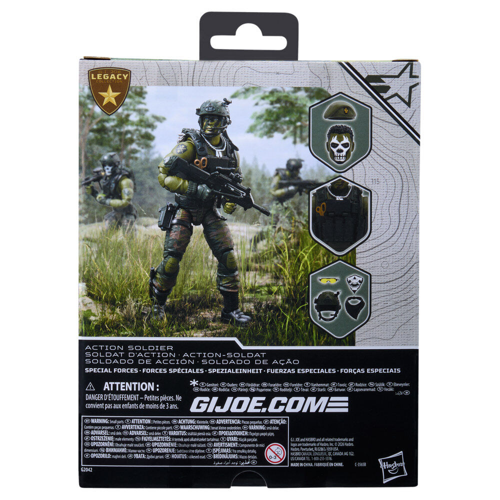 Figura Soldado de Accionarial Legacy Collection G.I. Joe Classified Series 15cm HASBRO