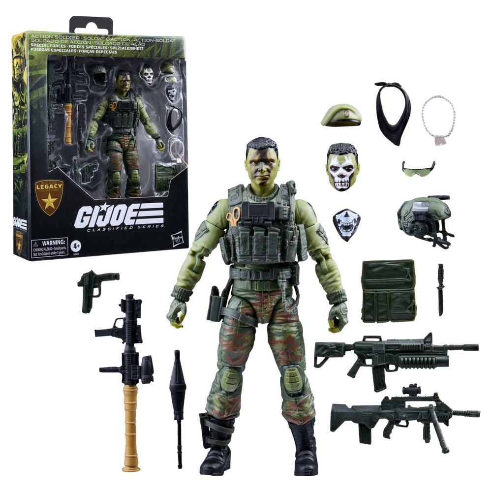 Figura Soldado de Accionarial Legacy Collection G.I. Joe Classified Series 15cm HASBRO
