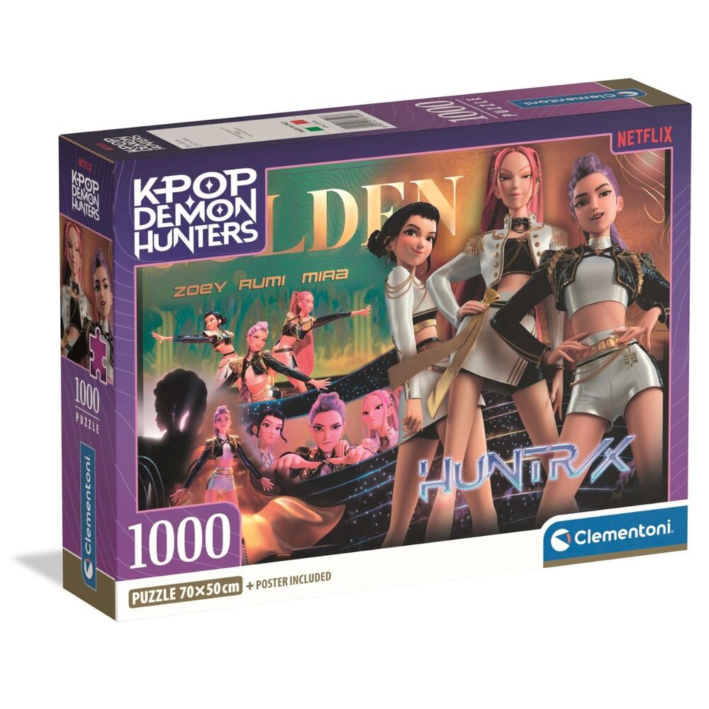 Puzzle 3 CB Kpop Demon Hunters 1000pzs CLEMENTONI