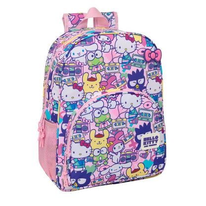 Mochila Hello Kitty & Friends 42cm adaptable SAFTA