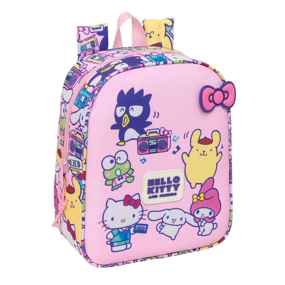 Mochila Hello Kitty & Friends 27cm adaptable SAFTA