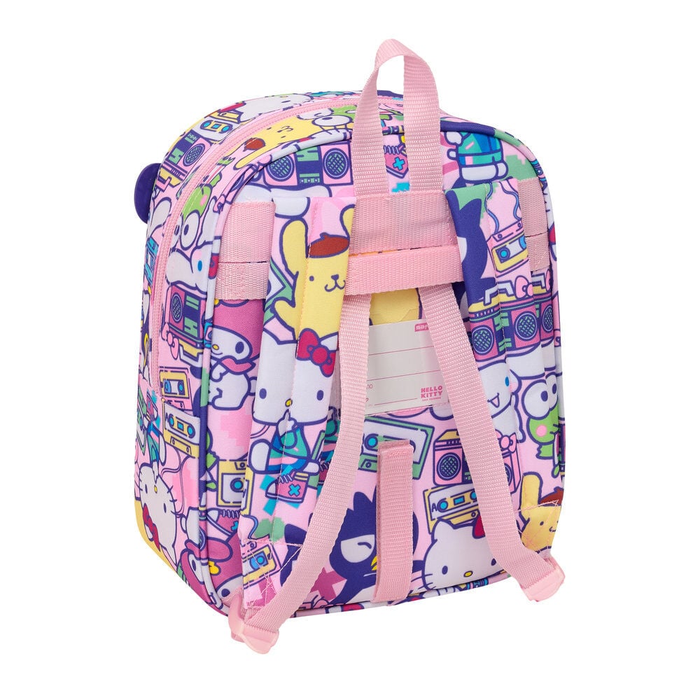 Mochila Hello Kitty & Friends 27cm adaptable SAFTA