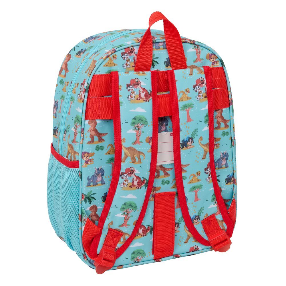 Mochila Dino Rescue Patrulla Canina Paw Patrol 34cm adaptable SAFTA
