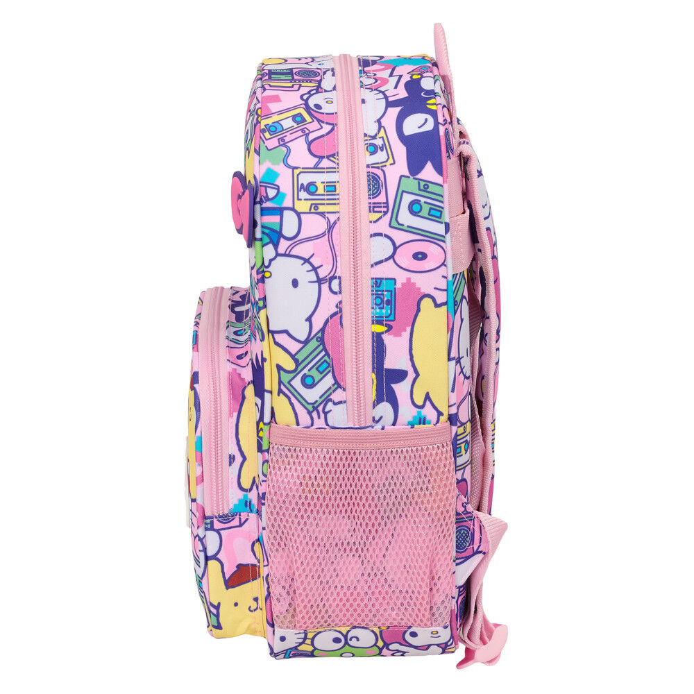 Mochila Hello Kitty & Friends 34cm adaptable SAFTA