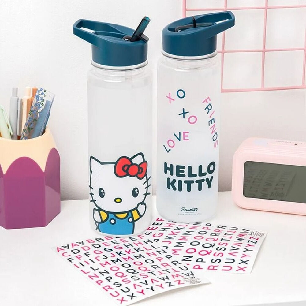 Botella con pegatinas Hello Kitty 650ml PALADONE