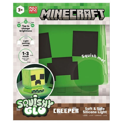Lampara silicona Creeper SquishyGlo Minecraft PALADONE
