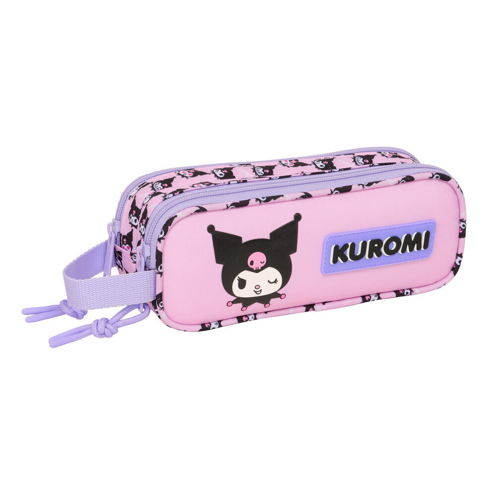Portatodo Kuromi Hello Kitty doble SAFTA