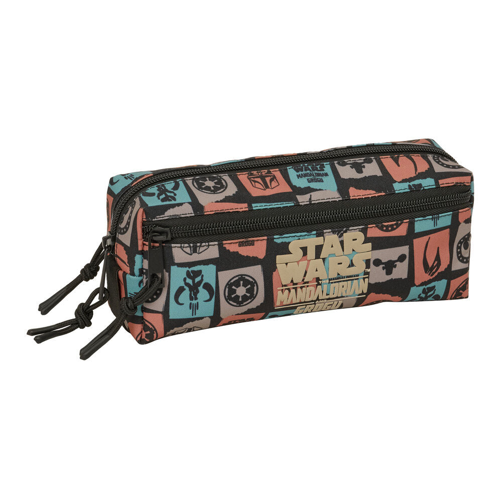 Portatodo Mandalorian & Grogu Star Wars triple SAFTA