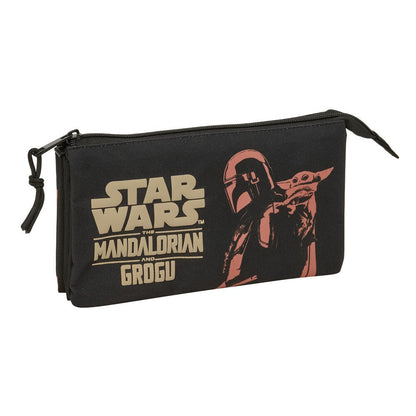 Portatodo Mandalorian & Grogu Star Wars triple SAFTA