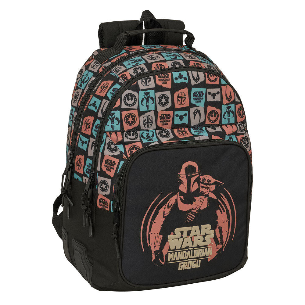 Mochila Mandalorian & Grogu Star Wars 42cm adaptable SAFTA