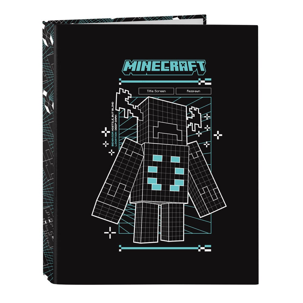 Carpeta A4 anillas Screen Minecraft SAFTA