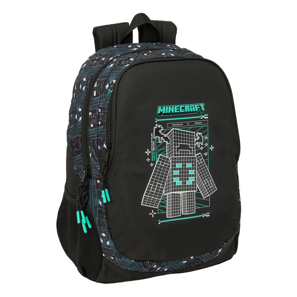 Mochila Screen Minecraft 44cm adaptable SAFTA