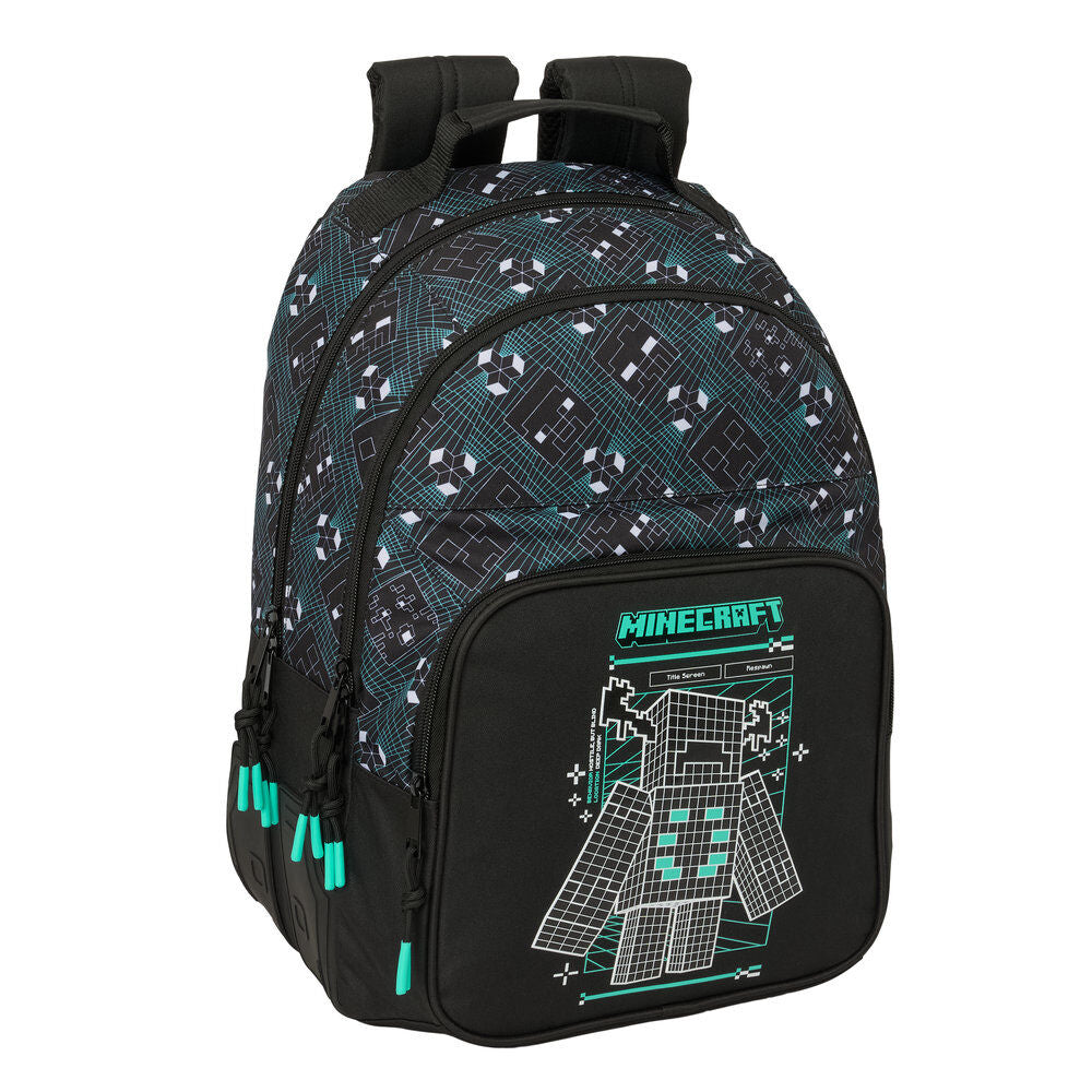Mochila Screen Minecraft 42cm adaptable SAFTA