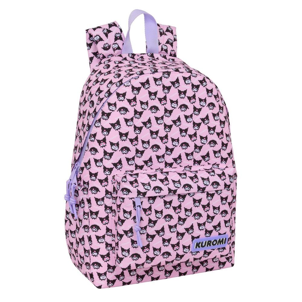 Mochila portatil Kuromi Hello Kitty 43cm SAFTA