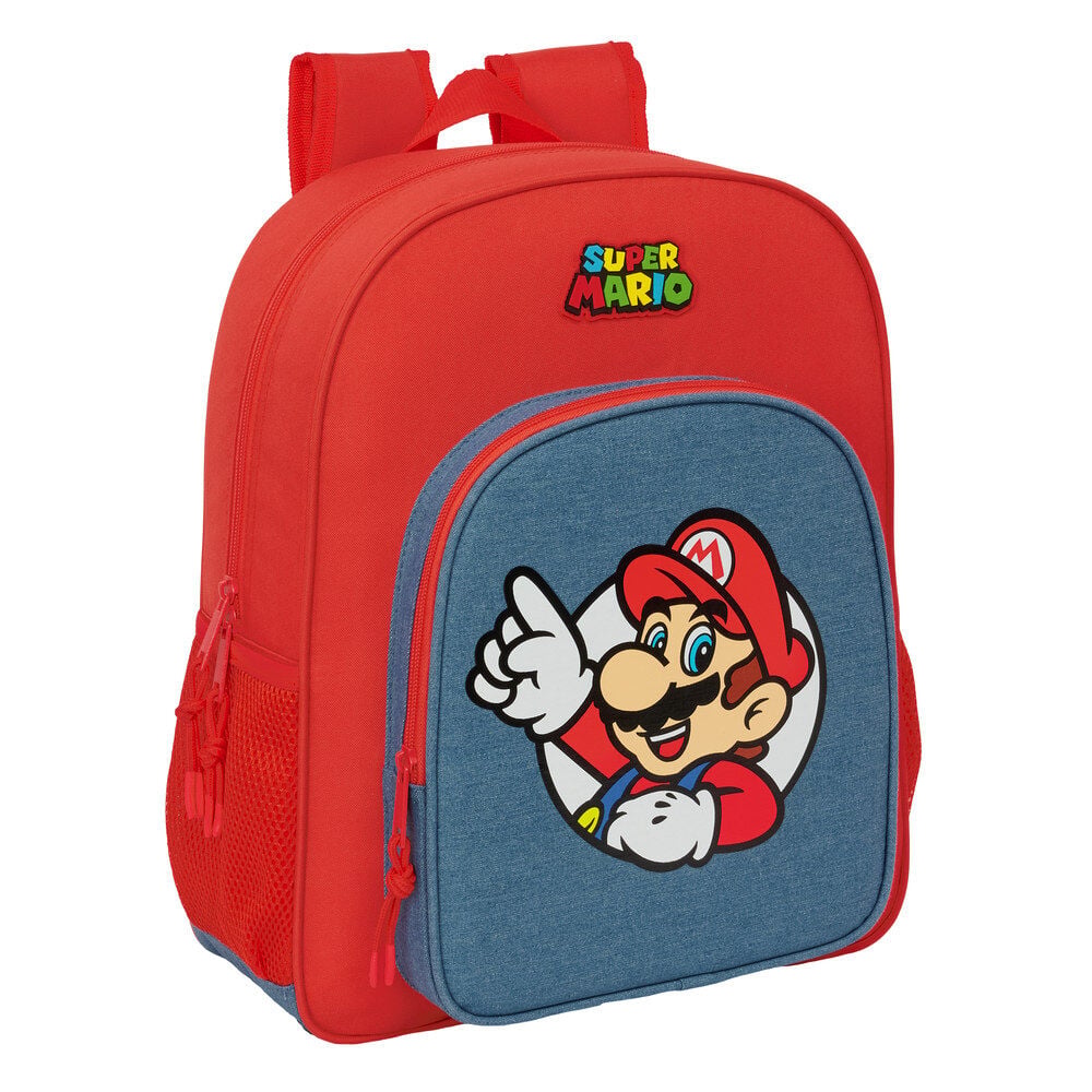 Mochila Super Mario adaptable 38cm SAFTA