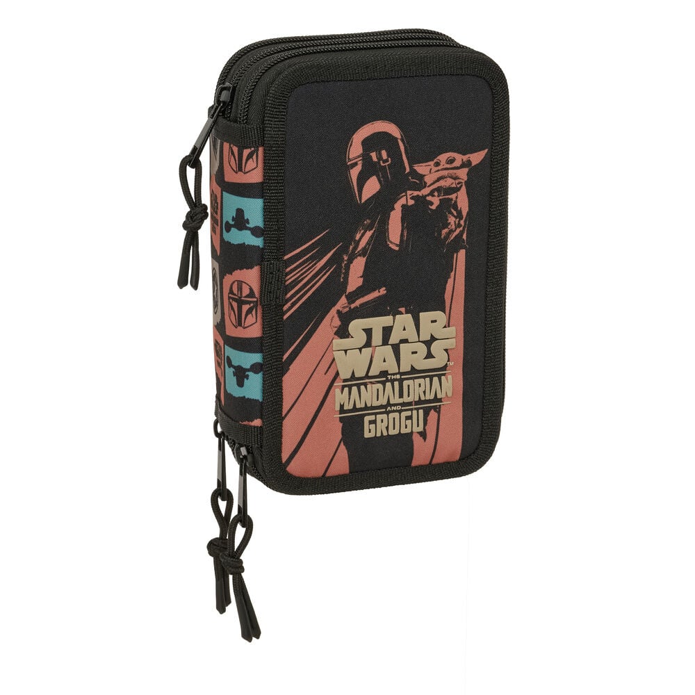 Portatodo Mandalorian & Grogu Star Wars triple 37pzs SAFTA