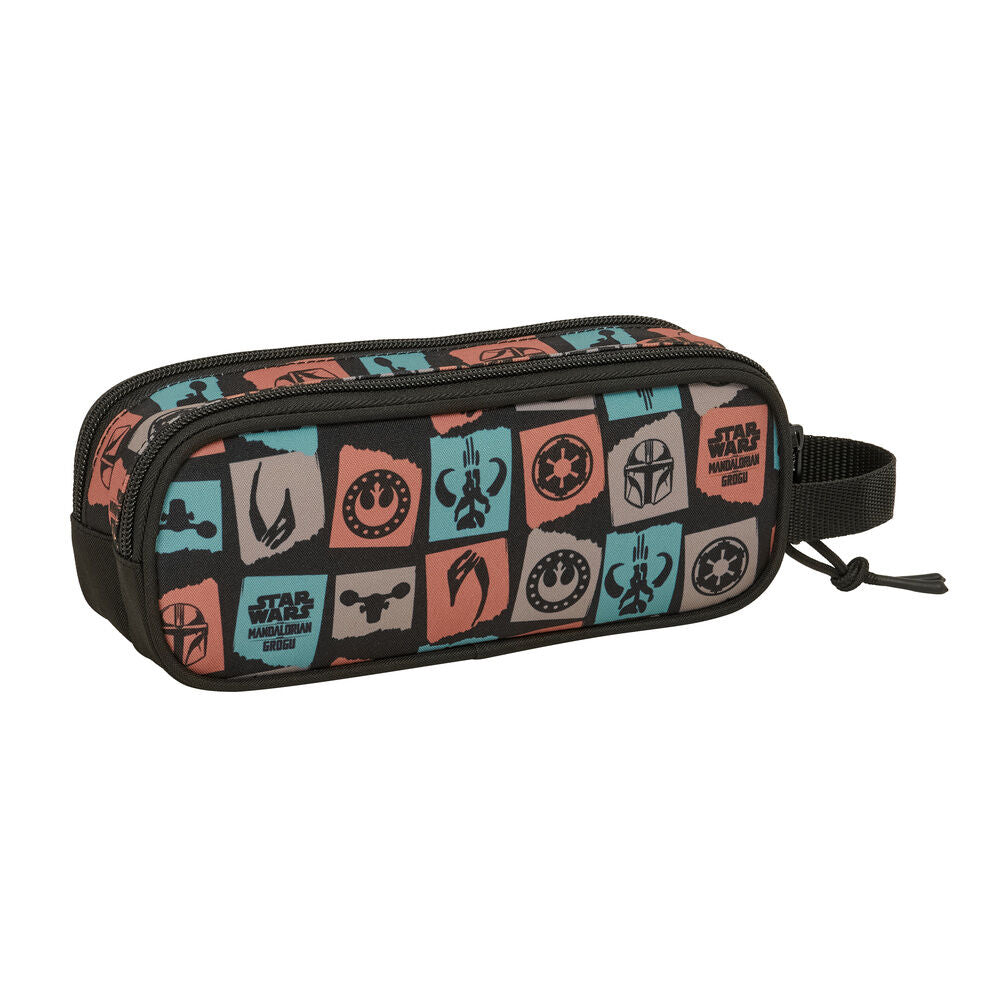 Portatodo Mandalorian & Grogu Star Wars doble SAFTA