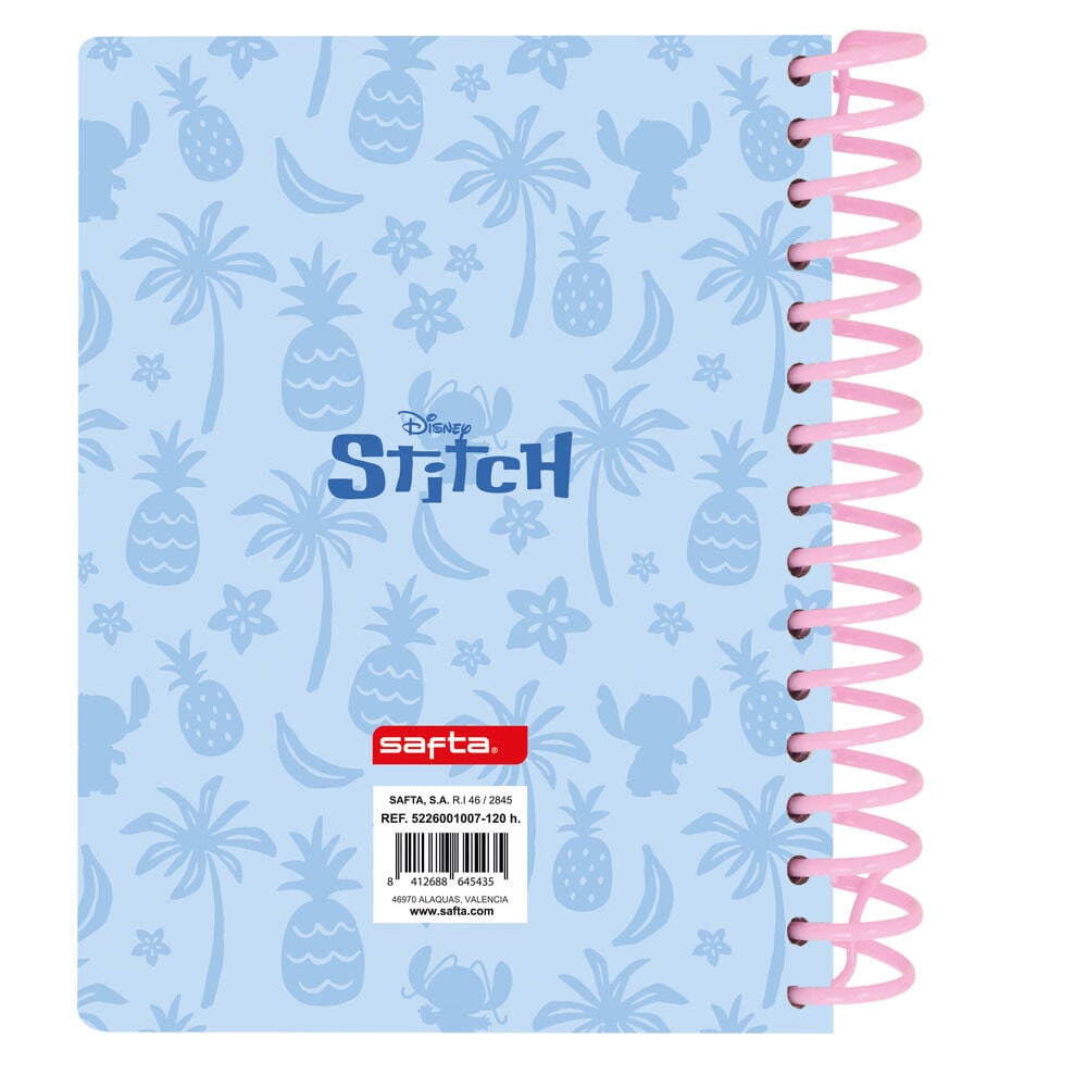 Cuaderno Squishy Stitch Disney SAFTA