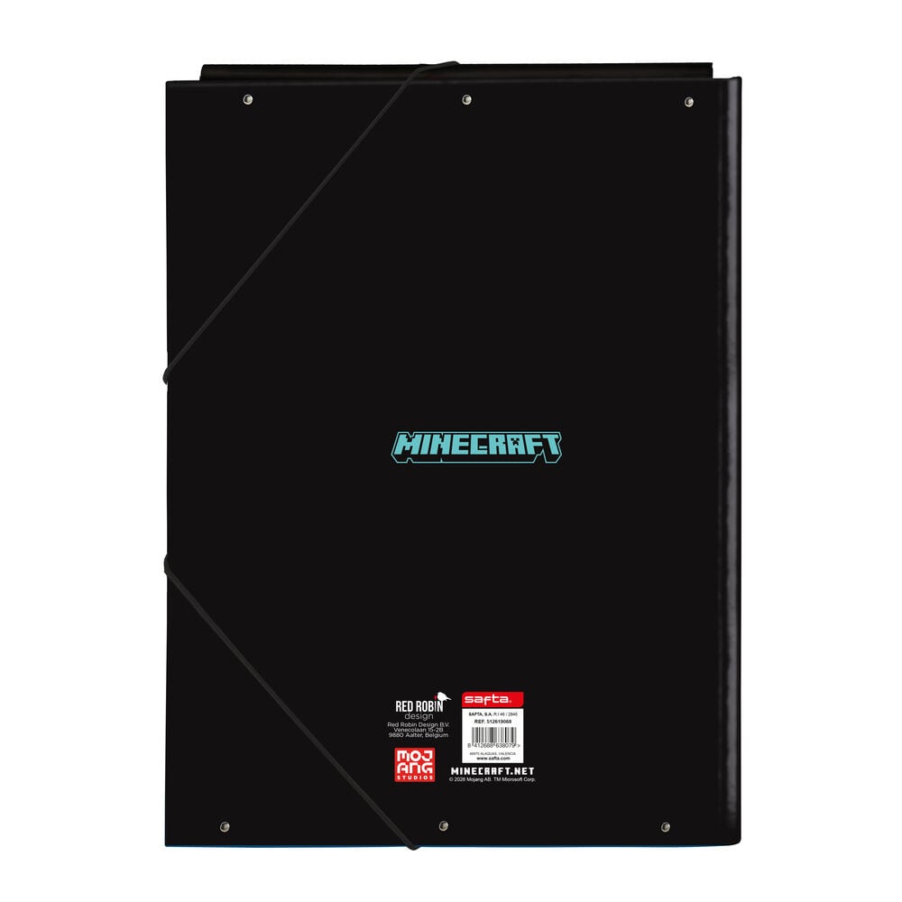 Carpeta A4 solapas Screen Minecraft SAFTA