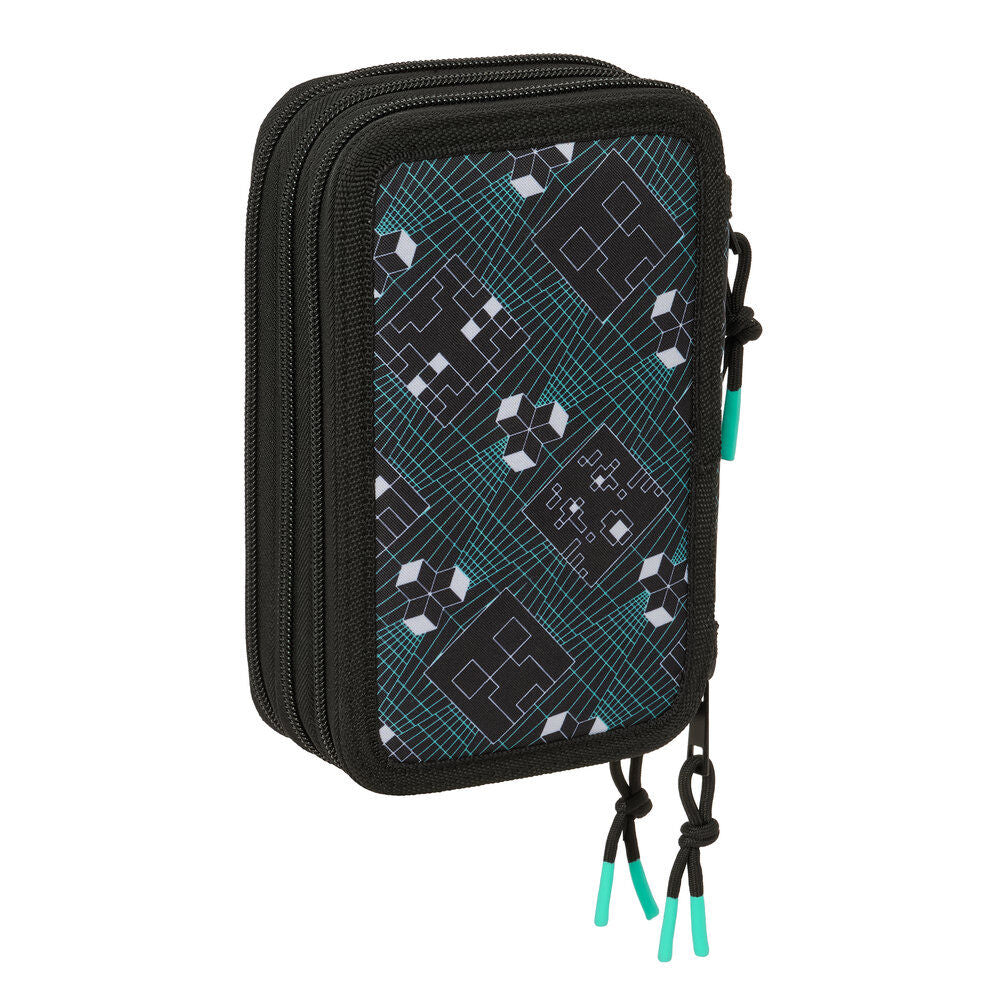 Plumier Screen Minecraft triple 37pzs SAFTA