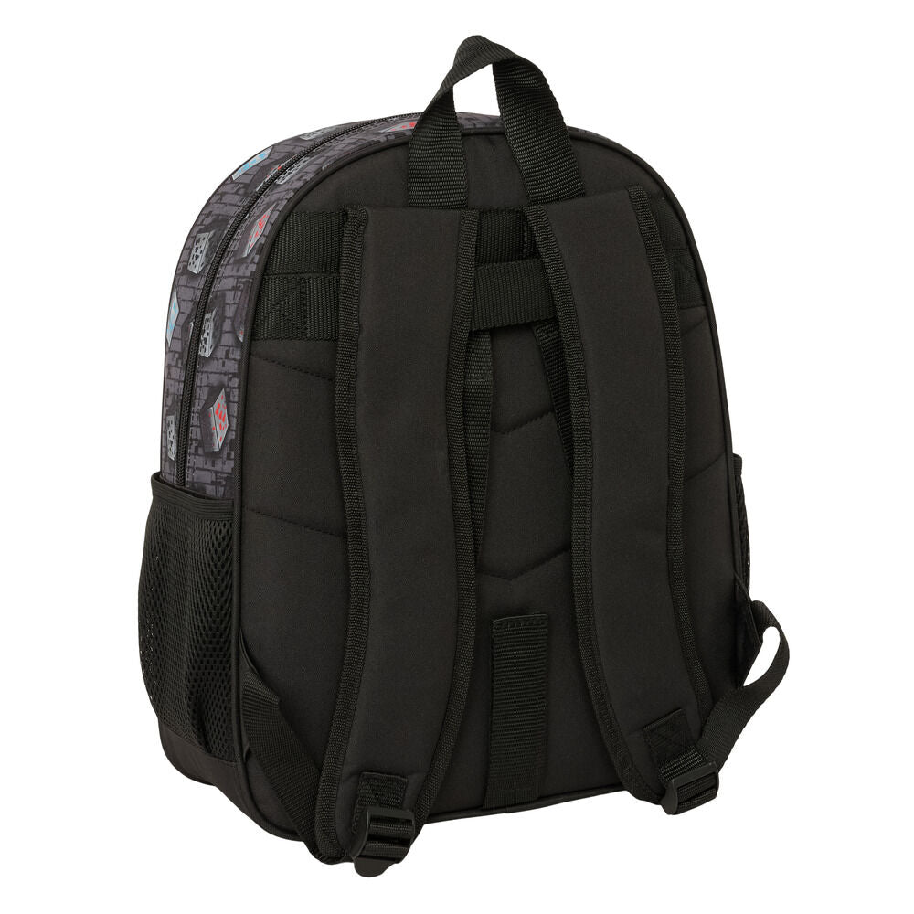 Mochila Graffiti Minecraft 38cm adaptable SAFTA