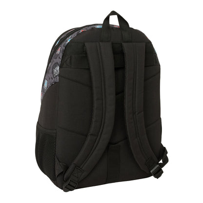 Mochila Graffiti Minecraft 44cm adaptable SAFTA