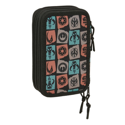 Portatodo Mandalorian & Grogu Star Wars triple 37pzs SAFTA