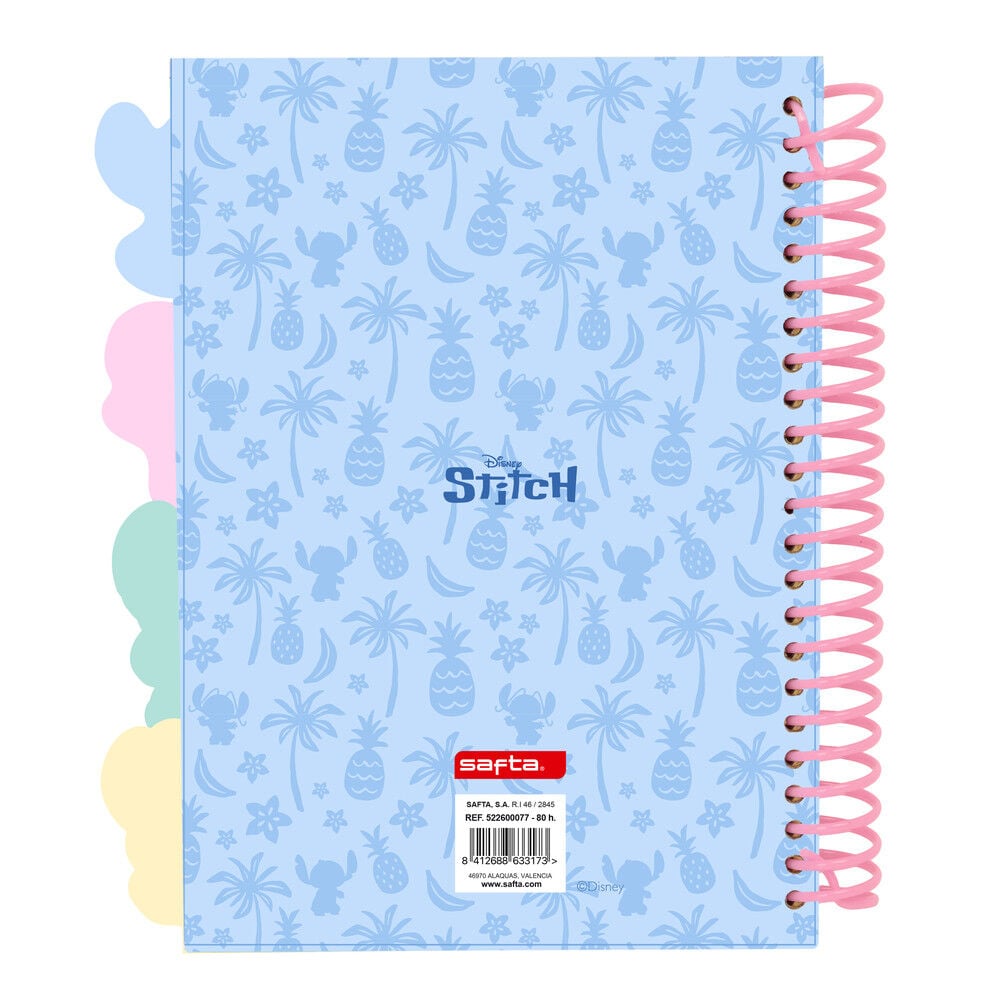 Cuaderno A5 Stitch Disney SAFTA